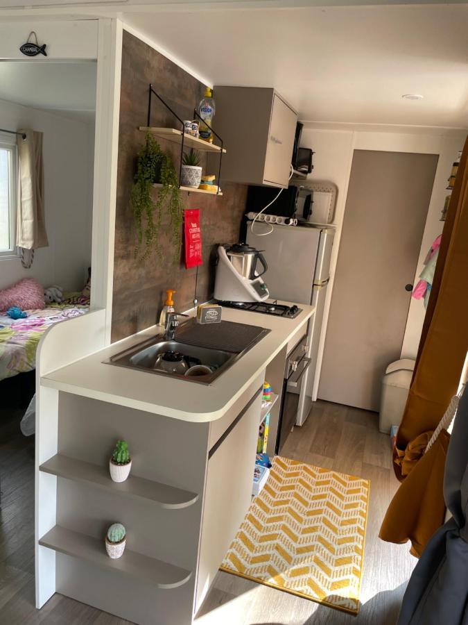 Mobil-Home 4/6 Personnes Dans Un Camping 4 Etoiles เลเฌอ-แกป-เฟร์เร ภายนอก รูปภาพ